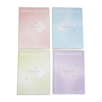 Set of B5 notebooks with pastel matte rubber covers in pink, blue, green, and purple