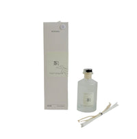Reed diffuser set with box, Peach Oolong Tea bottle, and wooden reeds