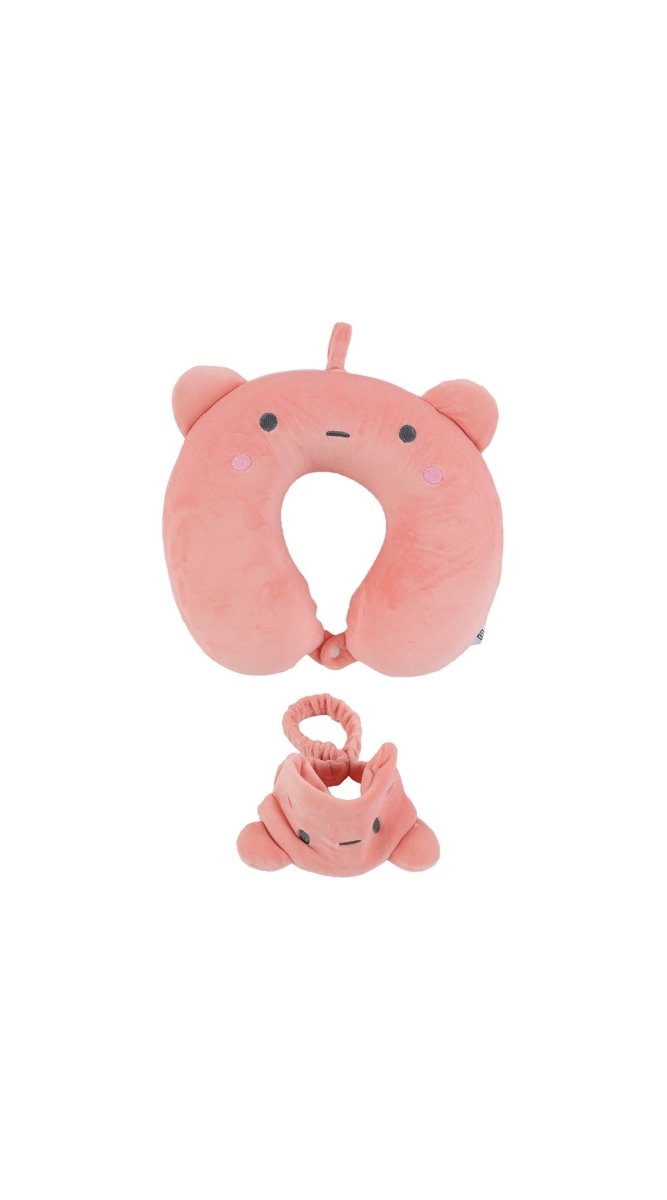 Pink Bear Travel Pillow - MIDI