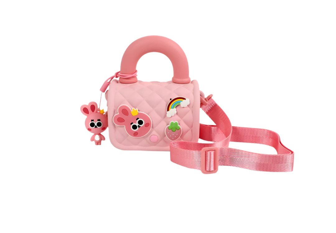 Pink Bunny Handbag for Girls - MIDI