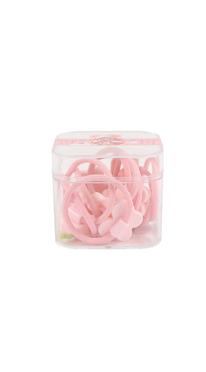 Pack of 4 Cute Cartoon Kids Elastic Hair Ties