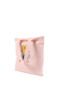 Pink Cartoon Tote Bag - MIDI