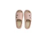 Pink Cotton House Slippers - MIDI