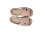 Pink Cotton House Slippers - MIDI