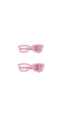 Pink Eyeglass Designed Hair Clip 3