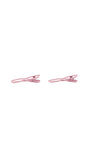 Pink Eyeglass Designed Hair Clip 4
