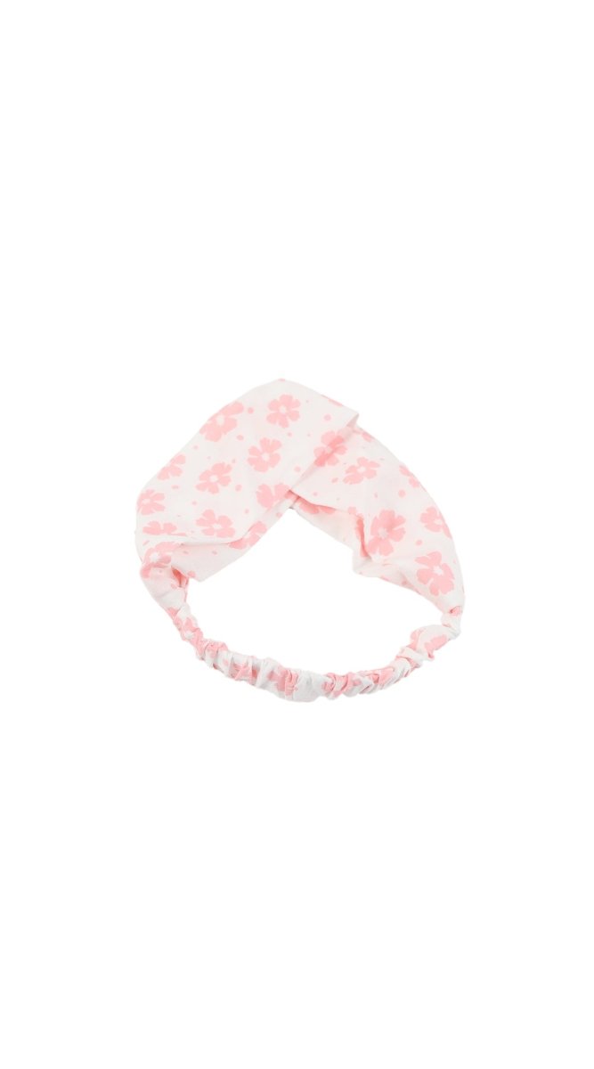 Soft Pink Floral Pattern Headband 3