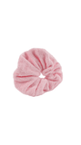 Soft Pink Towel Fabric Hair Scrunchie 3