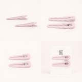 Light Pink Curved Hair Clips 1