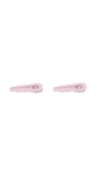 Light Pink Curved Hair Clips 4