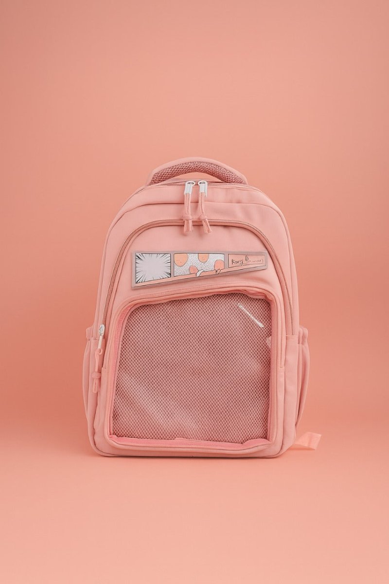 Pink Kids Backpack - Stylish Design - MIDI