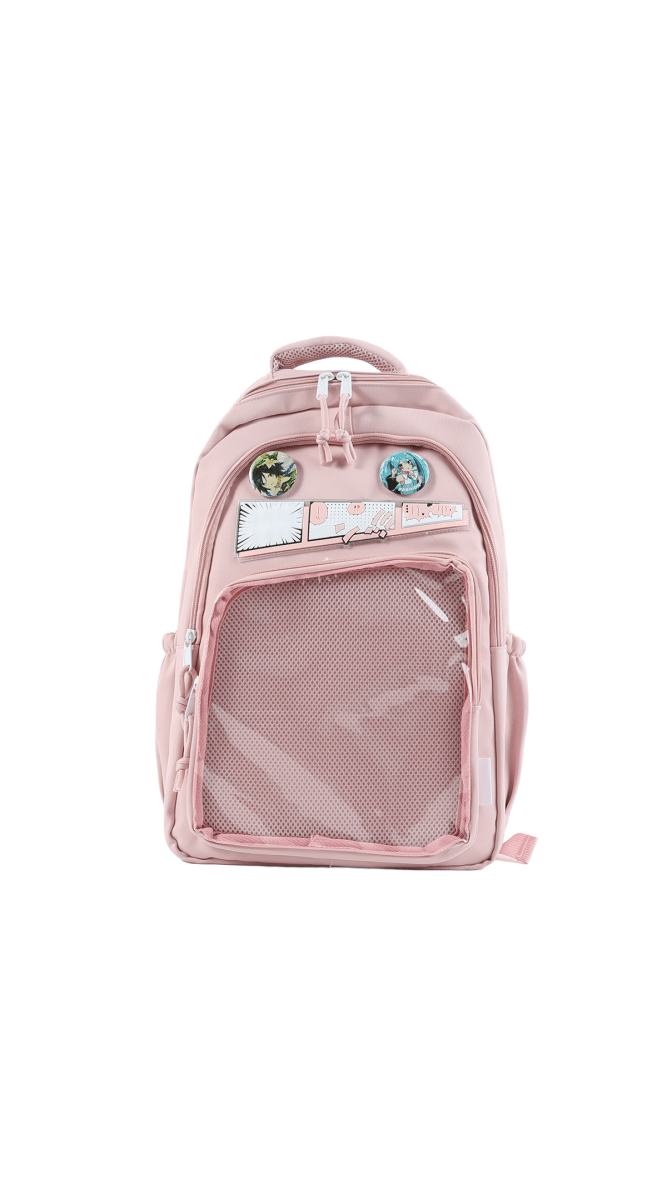 Pink Kids Backpack - Stylish Design - MIDI