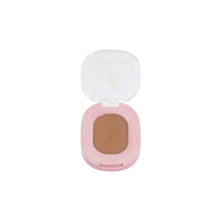 Contour & highlighter powder compact with medium-brown matte powder pan