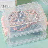 Plastic Storage Boxes 2pcs – 360ml Clear Containers - MIDI