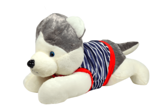 Plush Husky Dog Toy - MIDI