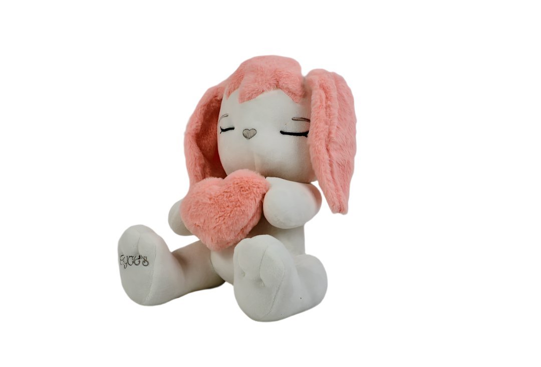 Plush White & Pink Bunny - MIDI