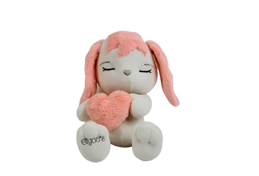 Plush White & Pink Bunny - MIDI