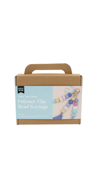 Polymer Clay Bead Keyrings DIY Kit - MIDI