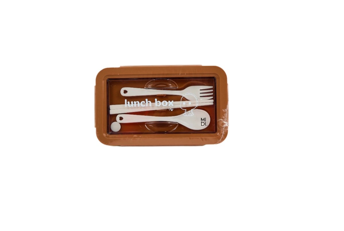 Portable Lunch Box with Cutlery - MIDI