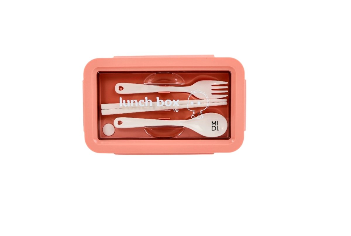 Portable Lunch Box with Cutlery - MIDI