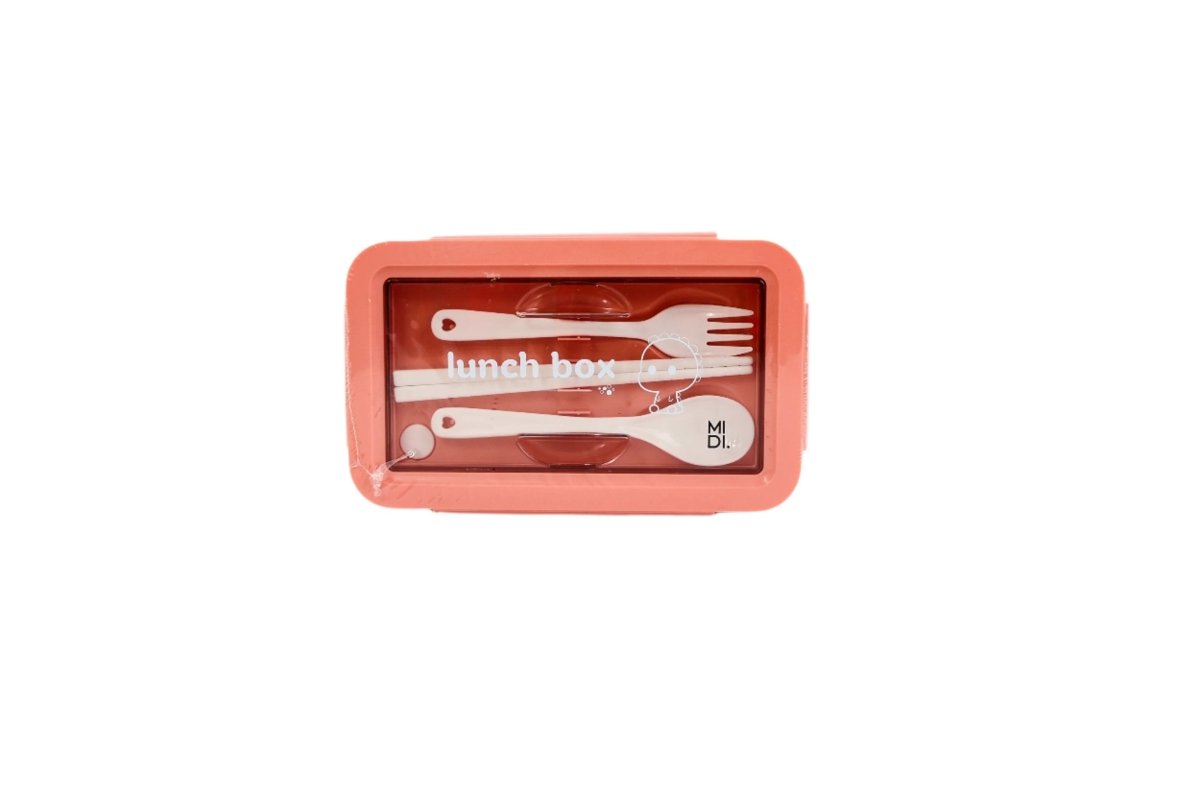 Portable Lunch Box with Cutlery - MIDI