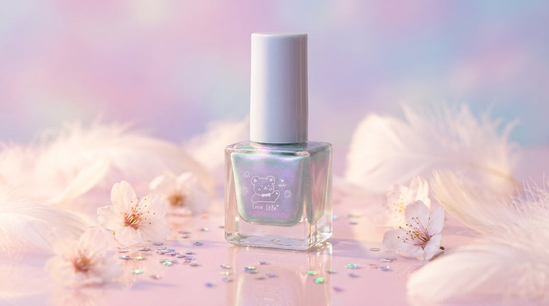 Nail Polish - MIDI. Bear Seven Days طلاء أظافر مائي \ أزرق أورورا
