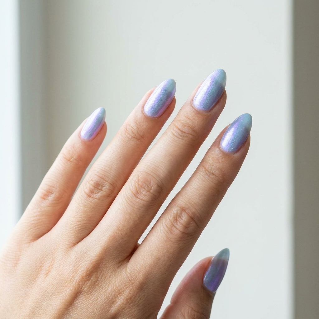 Nail Polish - MIDI. Bear Seven Days طلاء أظافر مائي \ أزرق أورورا