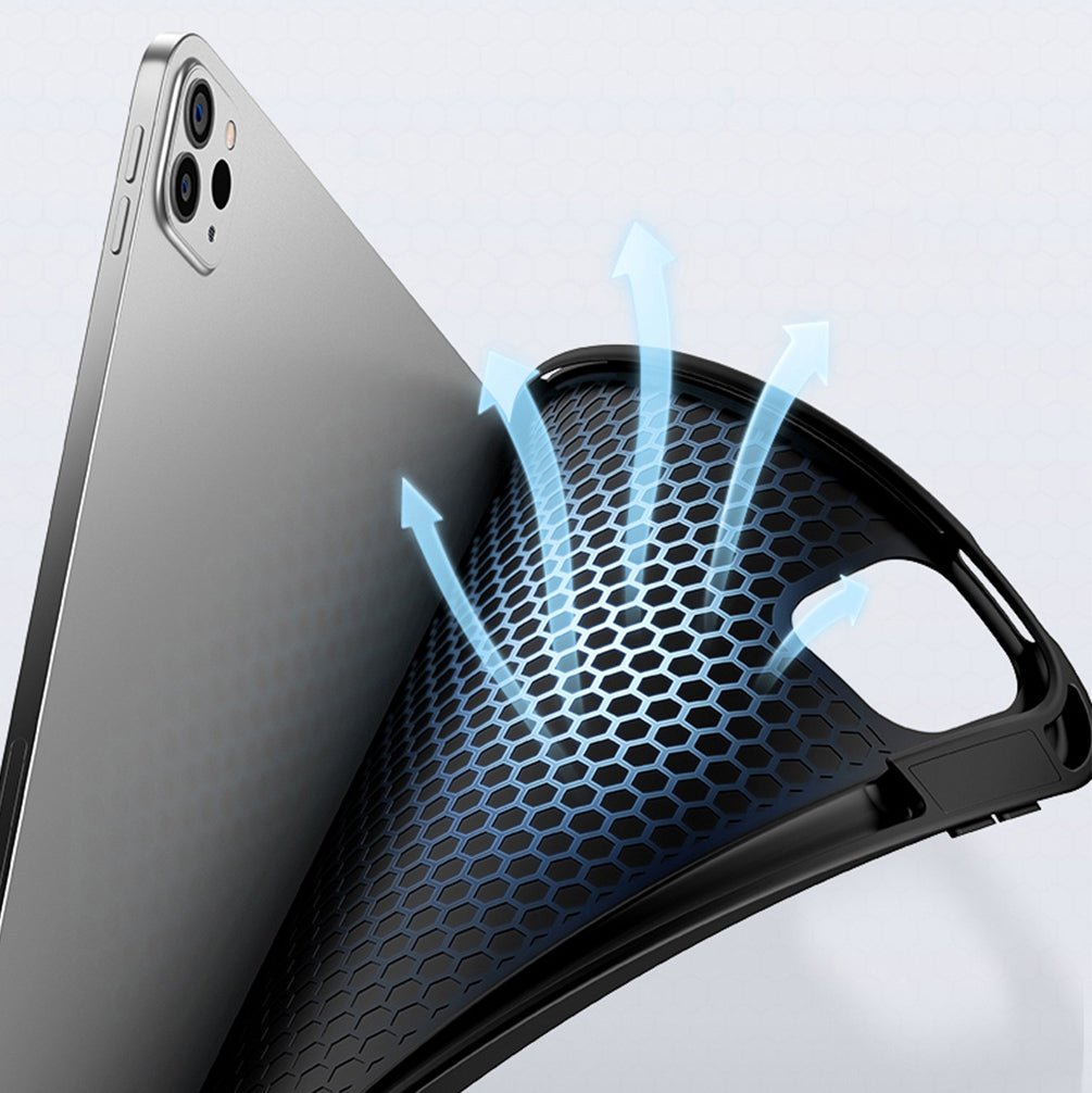 Tablet Protective Case with Pencil Holder and Cooling 2