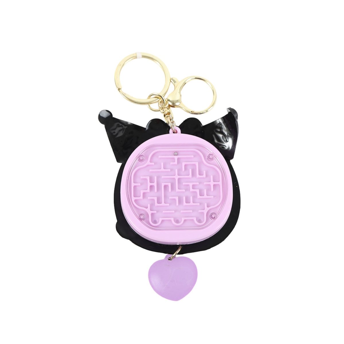 Purple Cartoon Calculator Keychain Lightweight Design 4