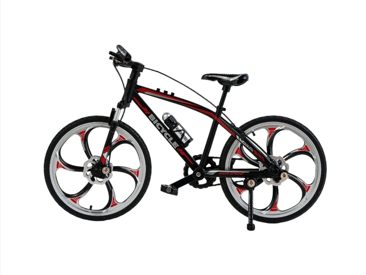 Red Miniature Mountain Bike Model - MIDI