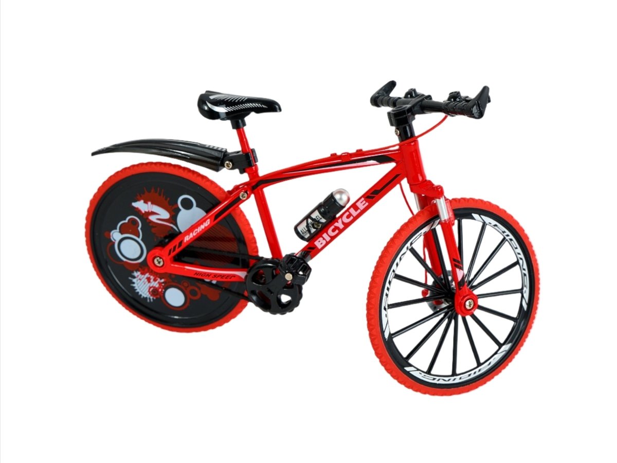 Red Miniature Mountain Bike Model - MIDI