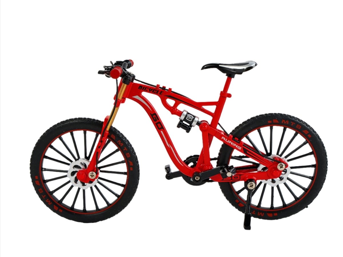 Red Miniature Mountain Bike Model - MIDI