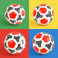 Red & White Football – 22.8 cm Soft Training Ball - MIDI
