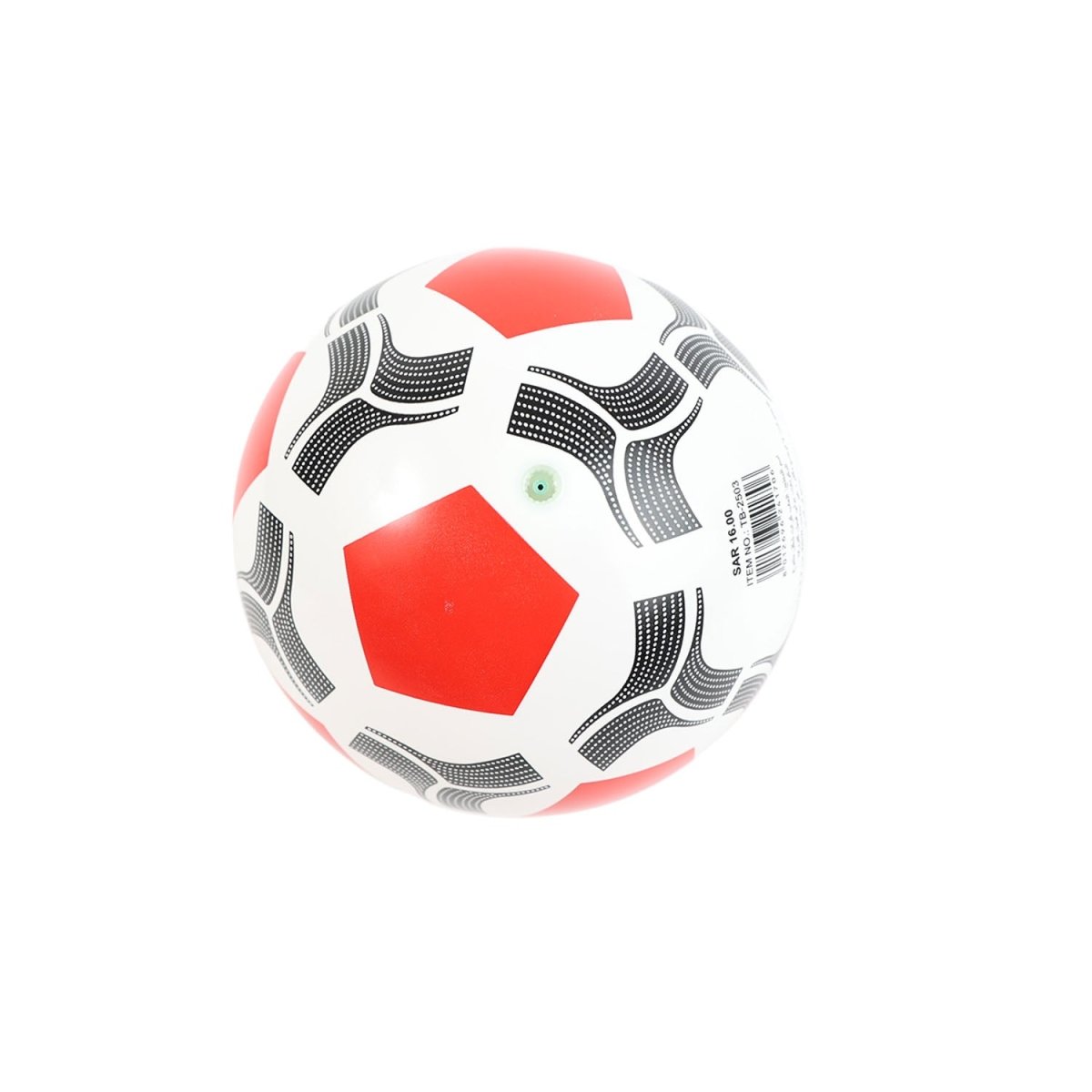 Red & White Football – 22.8 cm Soft Training Ball - MIDI