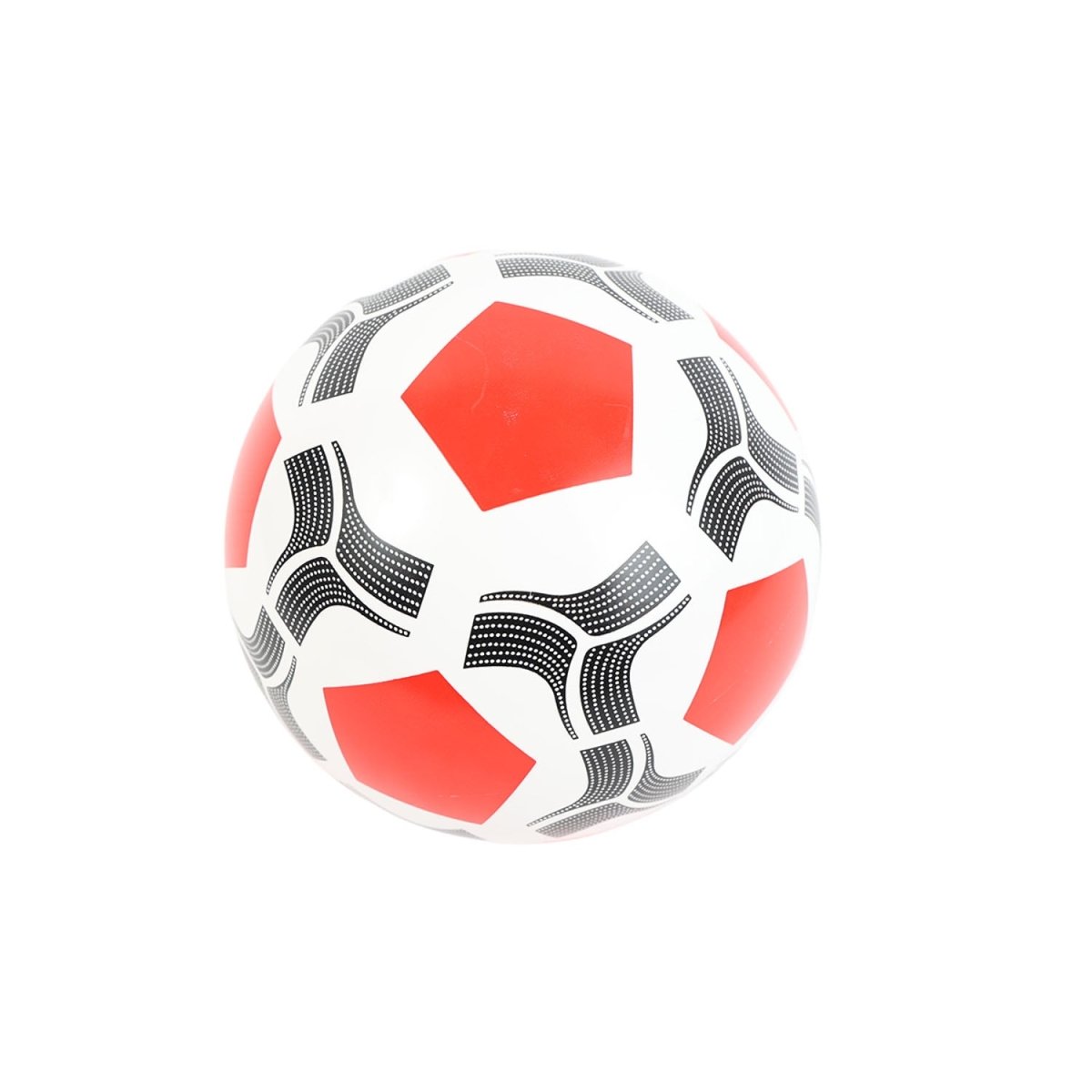Red & White Football – 22.8 cm Soft Training Ball - MIDI
