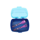SANDWICH BOX WITH CUTLERY (FORK & SPOON) STITCH - MIDI