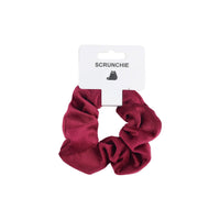 Velvet Burgundy Hair Scrunchie (4)