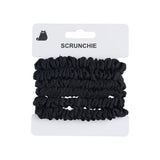 مجموعة 6 أربطة شعر كرشميّة باللون الأسود