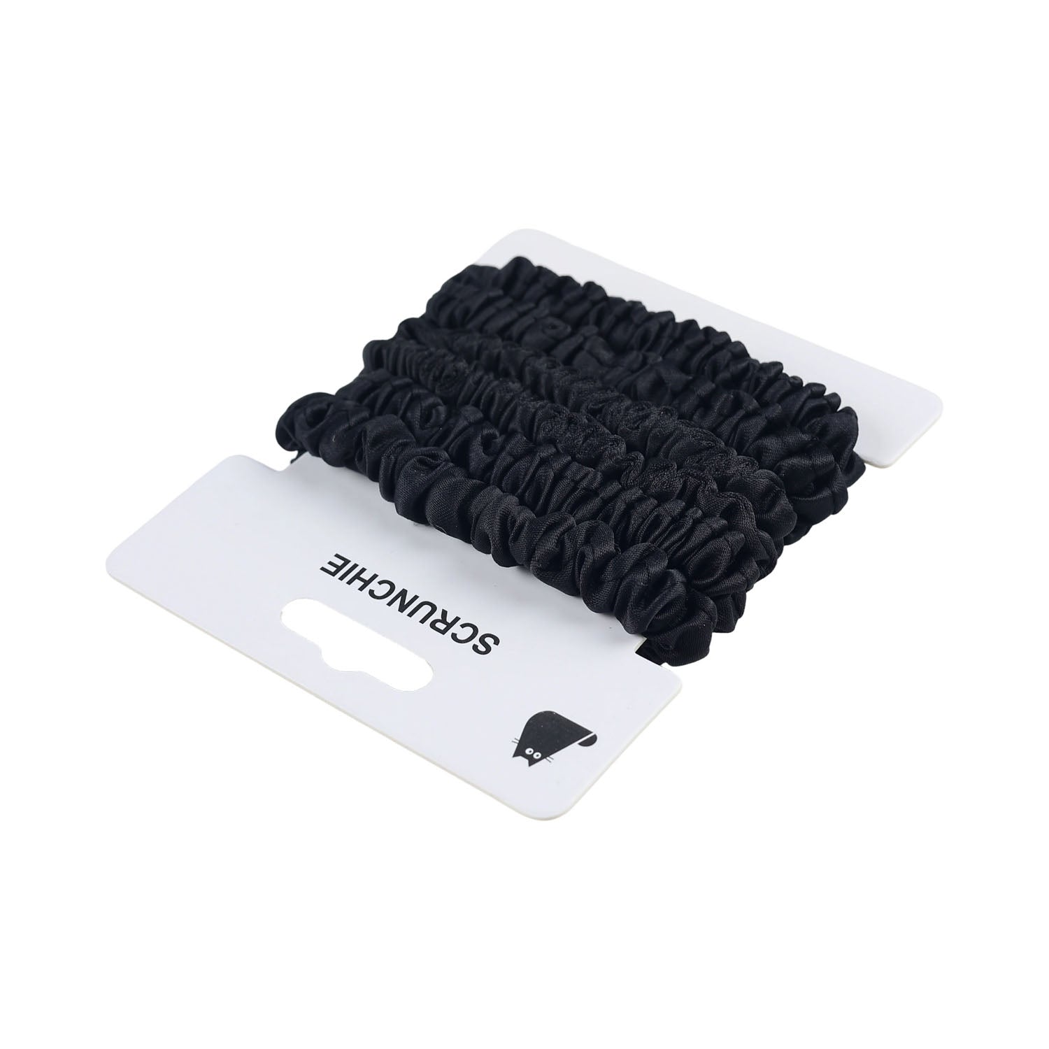 Black Soft Elastic Hair Scrunchies 2