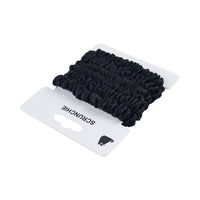 Black Soft Elastic Hair Scrunchies 2