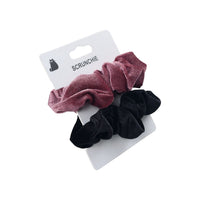 Set of 2 Soft Velvet Scrunchie Hair Accessories 1