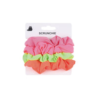 Set of 3 Colorful Fabric Hair Scrunchies 2