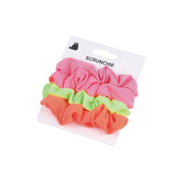 Set of 3 Colorful Fabric Hair Scrunchies 3