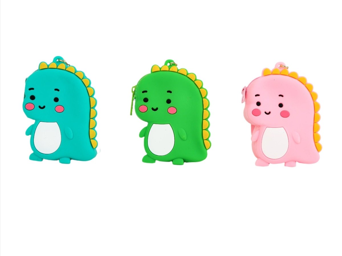 Silicone Dinosaur Coin Purse - MIDI