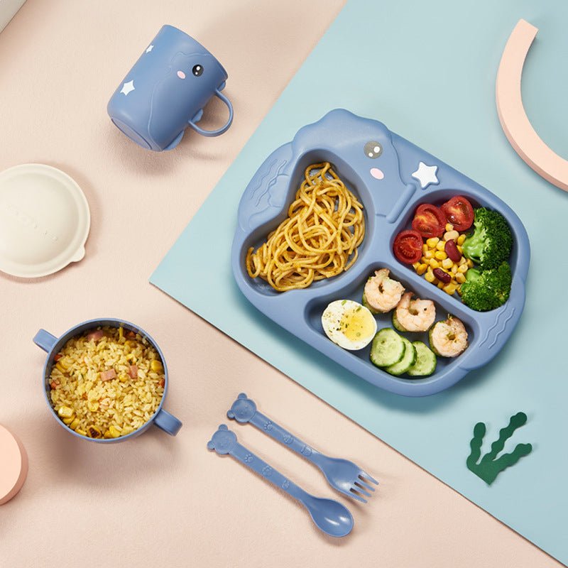 Silicone Elephant Baby Plate Set - MIDI