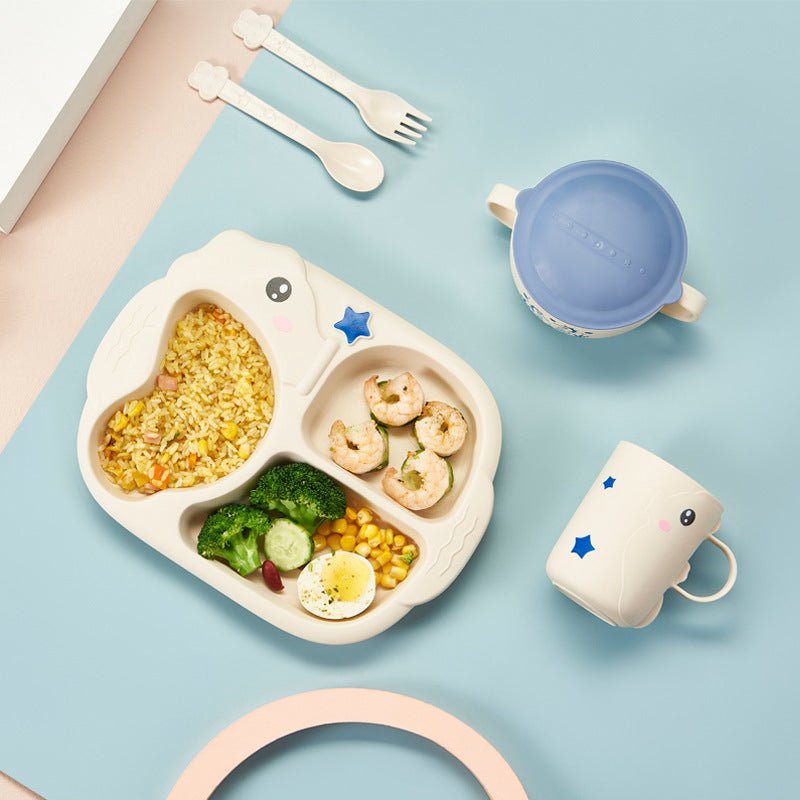 Silicone Elephant Baby Plate Set - MIDI