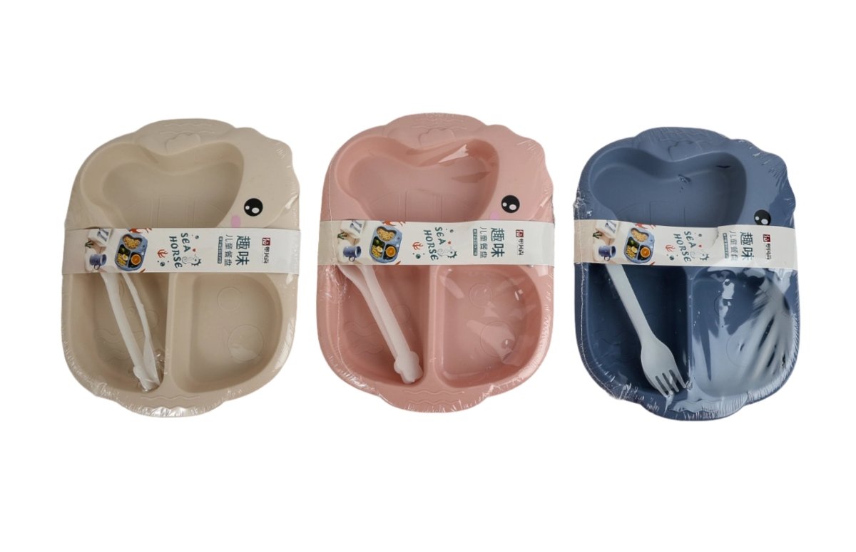 Silicone Elephant Baby Plate Set - MIDI