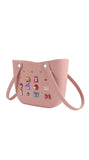 Silicone Kids Handbag with Decorations - MIDI