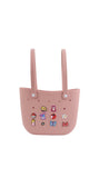 Silicone Kids Handbag with Decorations - MIDI