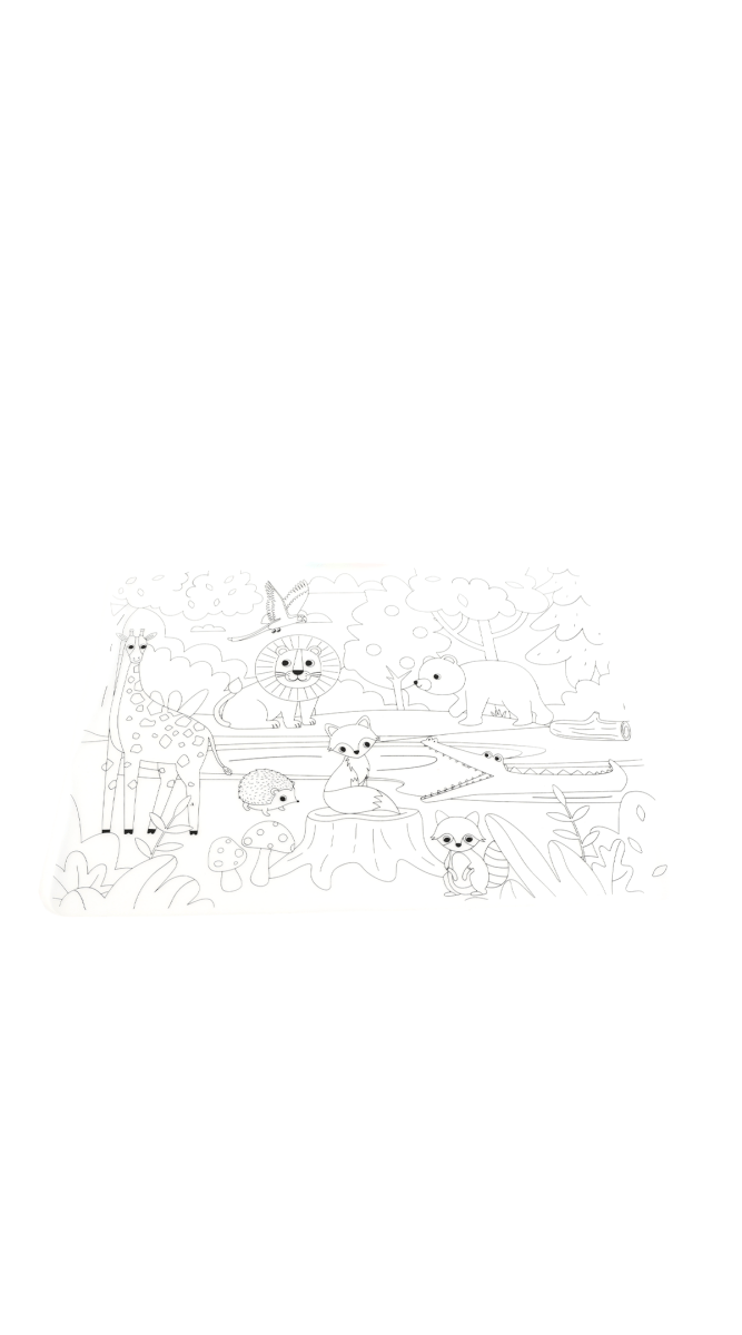 Silicone Placemat 1 washable silicone - MIDI